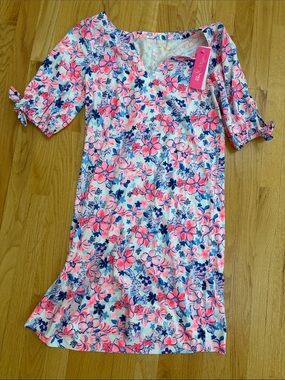 Lilly Pulitzer Easley dress party like a lobstar size M